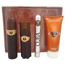 CUBA GOLD(M)(W/B)(LI FREE)4PC Perfume By  For MEN